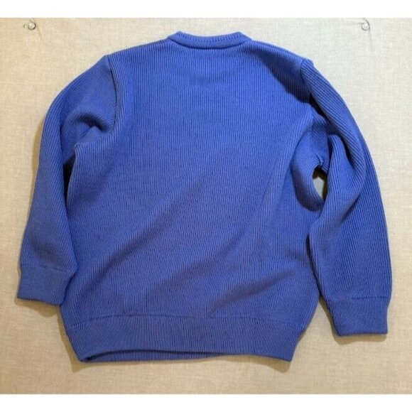 Vintage Toorallie Sweater Adult Small‎ Blue Pullover Long Sleeve Knit Mens. - Picture 5 of 9